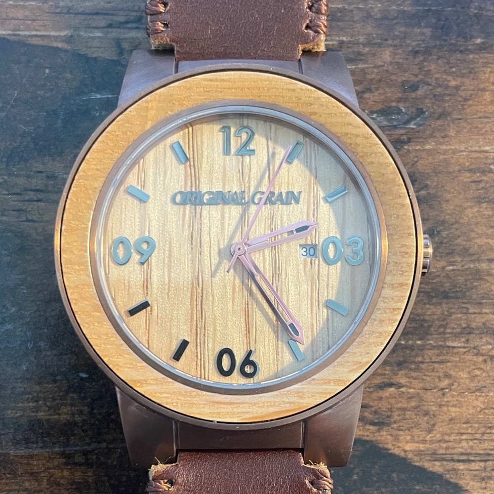 Original Grain Whiskey Barrel Men's Watch